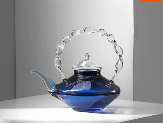glass tea pot, glass tea set, 