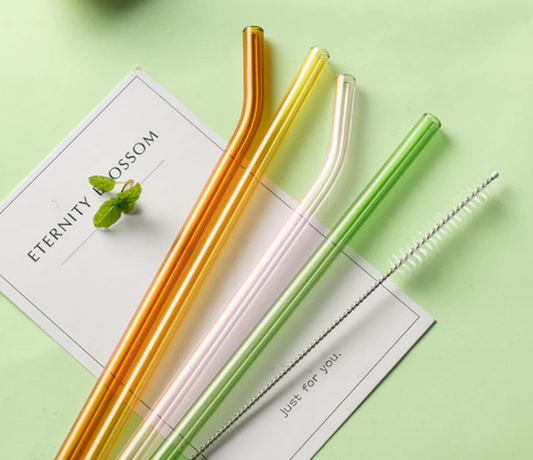 reusable glass straws, benefits of using glass straws, 