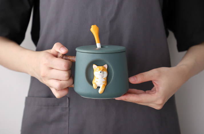 Ceramic coffee mug with lid, ceramic coffee cup with lid,  ceramic coffee mugs with lid, ceramic mugs 