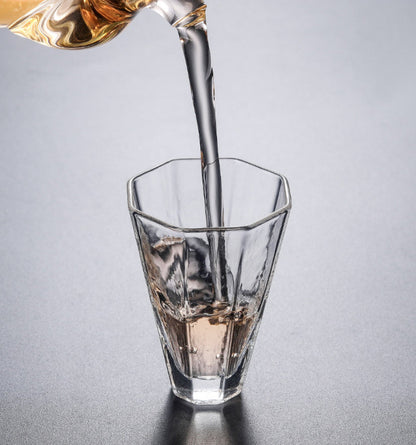 Diamond Shaped Wine Glasses, japanese shot glass, japanese whiskey glass, whiskey shot glasses