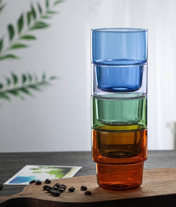 Stackable Drinking Glasses - Our Dining Table